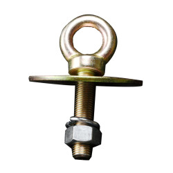 PartzBiz CM 700060RQP - RaceQuip Seat Belt Eye Bolt Kit w/ Washer and Nut - Long