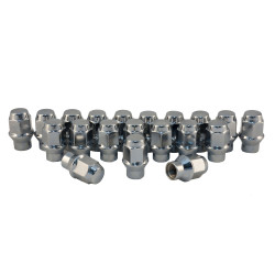 PartzBiz CM C7802-SET - Rocket Racing ล้อ C7802-SET 7/16 ET สไตล์ Bulge Acorn Lug Nuts 3/4 Hex - 20