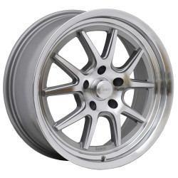 PartzBiz CM TTR19-886155 - Rocket Racing Wheels TTR19 Attack - ไทเทเนียม/กลึงแล้ว