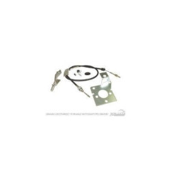 PartzBiz CM C7ZZ-CCK - 67-68 Mustang Clutch Cable Kit for T5, T56 and Tremec PartzBiz CM C7ZZ-CCK - 67-68 Mustang Clutch Cable Kit for T5, T56 and Tremec