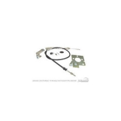 PartzBiz CM C9ZZ-CCK - 69-70 Clutch Cable Kit for T5 and Tremec PartzBiz CM C9ZZ-CCK - 69-70 Clutch Cable Kit for T5 and Tremec