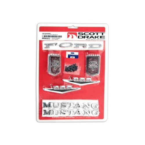PartzBiz CM: C5ZZ-65402828GT-Scott Drake Emblem Kit, GT