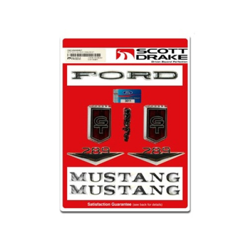 PartzBiz CM: C6ZZ-65402828GT-Scott Drake Emblem Kit, GT PartzBiz CM: C6ZZ-65402828GT-Scott Drake Emblem Kit, GT