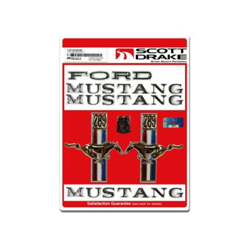 PartzBiz CM: C7ZZ-6540282289-Scott Drake Emblem Kit 289 PartzBiz CM: C7ZZ-6540282289-Scott Drake Emblem Kit 289