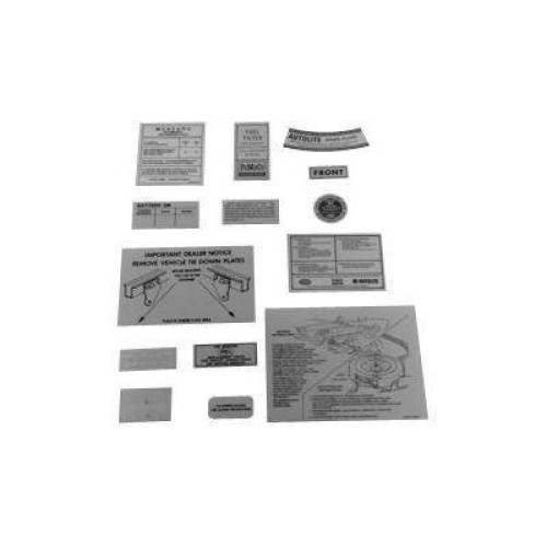 PartzBiz CM: DK-26-Scott Drake 14 Piece Decal Kit PartzBiz CM: DK-26-Scott Drake 14 Piece Decal Kit