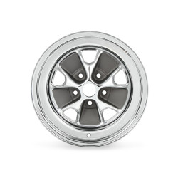 PartzBiz CM C5ZZ-1007-CR - Scott Drake 15X7 Styled Steel Wheel Chrome/Charcoal PartzBiz CM C5ZZ-1007-CR - Scott Drake 15X7 Styled Steel Wheel Chrome/Charcoal