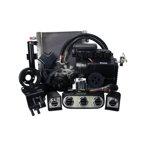 PartzBiz CM: CAP-1165M-6-Scott Drake 1965-66 Mustang Hurricane Air Conditioning And Heater Kit With Electronic Controls And Dash Bezels PartzBiz CM: CAP-1165M-6-Scott Drake 1965-66 Mustang Hurricane Air Conditioning And Heater Kit With Electronic Controls And Dash Bezels