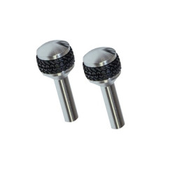 PartzBiz CM C8TZ-6221850-BL - Scott Drake 1966-77 Bronco Door Lock Knobs PartzBiz CM C8TZ-6221850-BL - Scott Drake 1966-77 Bronco Door Lock Knobs