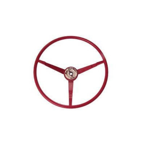 PartzBiz CM: C6ZZ-3600-DR-Scott Drake 1966 Standard Steering Wheel (Dark Red)