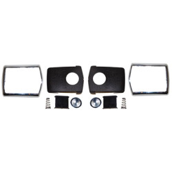 PartzBiz CM C8AZ-65611A72CK - Scott Drake 1968-70 Mustang Seat Belt Buckle Restoration Kit-Deluxe Chrome PartzBiz CM C8AZ-65611A72CK - Scott Drake 1968-70 Mustang Seat Belt Buckle Restoration Kit-Deluxe Chrome