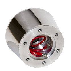 PartzBiz CM S8MS-3511-P-6 - Scott Drake 1968-73 Mustang 6 Hole Steering Column Adapter w/Double Connector, Billet PartzBiz CM S8MS-3511-P-6 - Scott Drake 1968-73 Mustang 6 Hole Steering Column Adapter w/Double Connector, Billet