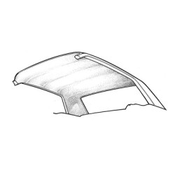 PartzBiz CM HL-FF-HT-63-WT - Scott Drake 63-65 Falcon Headliner Hardtop (White) PartzBiz CM HL-FF-HT-63-WT - Scott Drake 63-65 Falcon Headliner Hardtop (White)