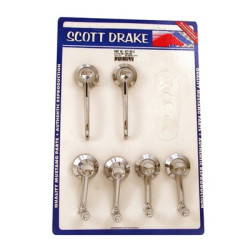 PartzBiz CM KIT-DH-2 - Scott Drake 64-65 Door Handle & Window Crank Kit (Early) PartzBiz CM KIT-DH-2 - Scott Drake 64-65 Door Handle & Window Crank Kit (Early)