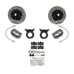 PartzBiz CM DBC-6569-WW-DSR - Scott Drake 64-69 Wilwood Disc Brake Conversion w/ Drilled & Slotted Rotors PartzBiz CM DBC-6569-WW-DSR - Scott Drake 64-69 Wilwood Disc Brake Conversion w/ Drilled & Slotted Rotors