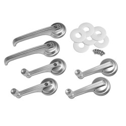 PartzBiz CM KIT-DH-4S - Scott Drake 65-67 CP/CV Interior Door Handles - Satin