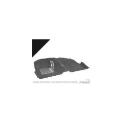 PartzBiz CM CAR-65-FB-BK-N - Scott Drake 65-68 Fastback Economy Carpet Kit (Black)