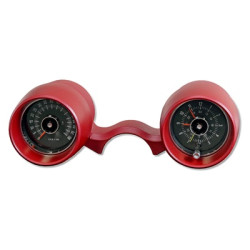 PartzBiz CM C6ZZ-10B960CDR - Scott Drake 66 Rally Pac V8 6000rpm, Dark Red - Call for availability.