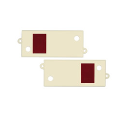 PartzBiz CM C7ZZ-13731-B - Scott Drake 67-68 Deluxe Door Light Lens (Pair)