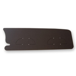 PartzBiz CM C7ZZ-6511228-A - Scott Drake 67-68 Trunk Filler Board (Black Chipboard)