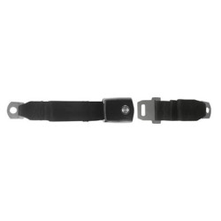 PartzBiz CM SB-BK-68-C - Scott Drake 68-70 Concours Deluxe Black Seat Belt