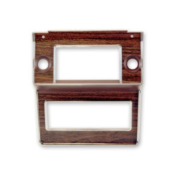 PartzBiz CM C9ZZ-6504774-F - Scott Drake 69-70 Radio Bezel (Wood Grain)