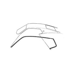 PartzBiz CM C9ZZ-6351222-3C - Scott Drake 69-70 Roof Rail Seal Fastback PartzBiz CM C9ZZ-6351222-3C - Scott Drake 69-70 Roof Rail Seal Fastback
