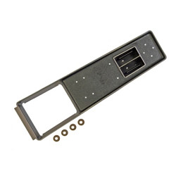 PartzBiz CM C9ZZ-6504567-MD - Scott Drake 69 Console Plate for 4-Speed w/ Deluxe Interior