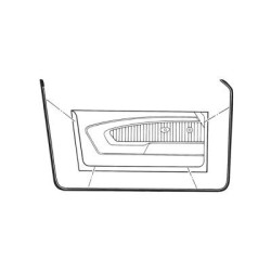PartzBiz CM D1ZZ-6520530-1A - Scott Drake 71-73 Door Weatherstrips PartzBiz CM D1ZZ-6520530-1A - Scott Drake 71-73 Door Weatherstrips