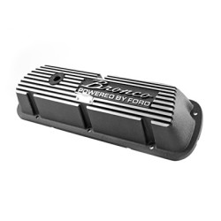 PartzBiz CM 6A582-B - Scott Drake Aluminum Valve Covers Black with Bronco Powered by Ford Logo PartzBiz CM 6A582-B - Scott Drake Aluminum Valve Covers Black with Bronco Powered by Ford Logo