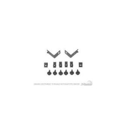 PartzBiz CM C5ZZ-17794-KIT - Scott Drake Bumper Guard Hardware Kit PartzBiz CM C5ZZ-17794-KIT - Scott Drake Bumper Guard Hardware Kit