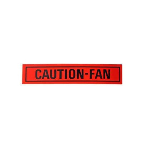 PartzBiz CM: DF-31-Scott Drake Caution Fan Decal PartzBiz CM: DF-31-Scott Drake Caution Fan Decal