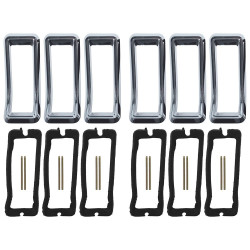 PartzBiz CM KIT-ELC-5 - Scott Drake Concours Tail Light Bezel Kit