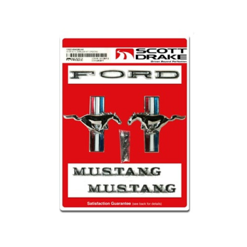 PartzBiz CM: C5ZZ-6540282-6K-Scott Drake Emblem Kit, 6 Cylinder PartzBiz CM: C5ZZ-6540282-6K-Scott Drake Emblem Kit, 6 Cylinder
