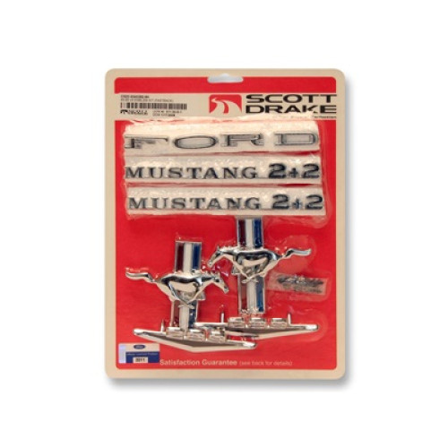 PartzBiz CM: C5ZZ-6340282-8K-Scott Drake Emblem Kit, Fastback, V8 PartzBiz CM: C5ZZ-6340282-8K-Scott Drake Emblem Kit, Fastback, V8