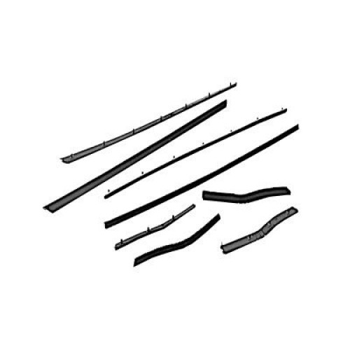 PartzBiz CM: C5ZZ-6321458-9E-Scott Drake Fastback Economy Window Channel Strip Set PartzBiz CM: C5ZZ-6321458-9E-Scott Drake Fastback Economy Window Channel Strip Set