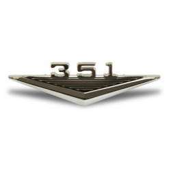 PartzBiz CM C3OZ-16228-351 - Scott Drake Fender Emblem, 351 PartzBiz CM C3OZ-16228-351 - Scott Drake Fender Emblem, 351