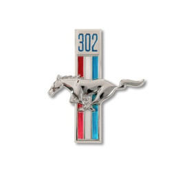 PartzBiz CM C8ZZ-16229-A - Scott Drake Fender Emblem Running Horse, 302 Pin-On ด้านคนขับ PartzBiz CM C8ZZ-16229-A - Scott Drake Fender Emblem Running Horse, 302 Pin-On ด้านคนขับ