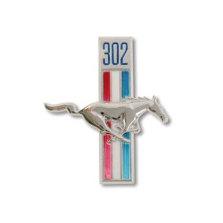 PartzBiz CM C8ZZ-16228-A - Scott Drake Fender Emblem Running Horse , 302 Pin-On Passenegr ด้านข้าง PartzBiz CM C8ZZ-16228-A - Scott Drake Fender Emblem Running Horse , 302 Pin-On Passenegr ด้านข้าง