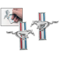 PartzBiz CM C5ZZ-16228-9-SK - Scott Drake Fender Emblems, Stick-On, Running Horse PartzBiz CM C5ZZ-16228-9-SK - Scott Drake Fender Emblems, Stick-On, Running Horse