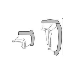 PartzBiz CM C5ZZ-16A572-A - Scott Drake Fender Splash Shield Kit (Front) PartzBiz CM C5ZZ-16A572-A - Scott Drake Fender Splash Shield Kit (Front)