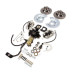PartzBiz CM: DBC-A121-1-R-Scott Drake   Front Disc Brake Conversion Kit With Dual Bowl Master Cylinder For Manual Front Drum Brakes