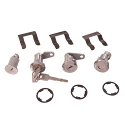 PartzBiz CM C7AZ-6222050-MK - Scott Drake Ignition/Door/Trunk Lock Set