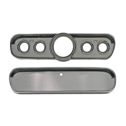 PartzBiz CM KIT-INT-AL - Scott Drake Instrument Panel & Glove Box (with Brushed Aluminum Inserts)