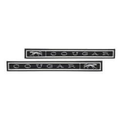 PartzBiz CM C7WY-6528818-9A - Scott Drake Quarter Emblems, Cougar (Pair)
