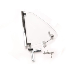 PartzBiz CM C9ZZ-6321411-K - Scott Drake Quarter Glass Assembly, Clear, Driver Side
