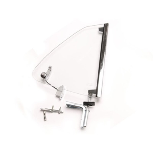 PartzBiz CM: C9ZZ-6321410-K-Scott Drake Quarter Glass Assembly, Clear, Passenger Side