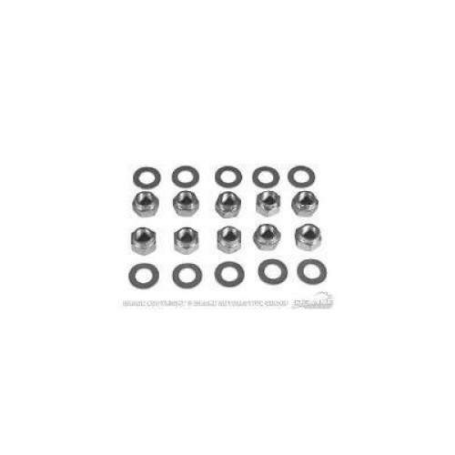 PartzBiz CM: MDK001-Scott Drake Rear End Housing Nut And Washer Kit (20 Piece) PartzBiz CM: MDK001-Scott Drake Rear End Housing Nut And Washer Kit (20 Piece)
