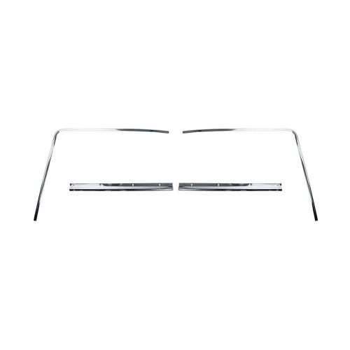 PartzBiz CM: D1ZZ-6342404-Scott Drake Rear Window Molding Set PartzBiz CM: D1ZZ-6342404-Scott Drake Rear Window Molding Set