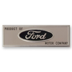 PartzBiz CM C5ZZ-6513208-T - Scott Drake Sill Plate Emblem, Ford Logo, Black