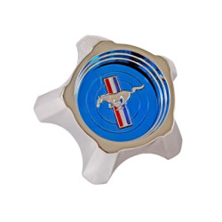 PartzBiz CM C7ZZ-1130-A - ฝาครอบดุมล้อเหล็กสไตล์ Scott Drake (สีน้ำเงิน ดีไซน์ดั้งเดิม)